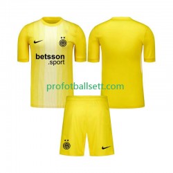 Fotballdrakt Inter Milan Keeper Barn Bortekit 2025-2026 Kortermet
