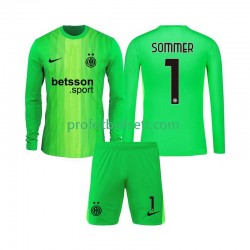 Fotballdrakt Inter Milan Keeper Yann Sommer 1 Barn Tredjekit 2025-2026 Langermet