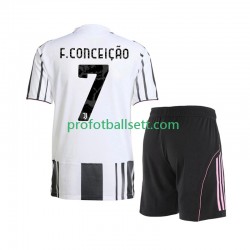 Fotballdrakt Juventus Francisco Conceicao 7 Barn Hjemmekit 2025-2026 Kortermet