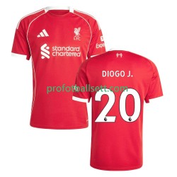 Fotballdrakt Liverpool Diogo Jota 20 Herre Hjemmekit 2025-2026 Kortermet