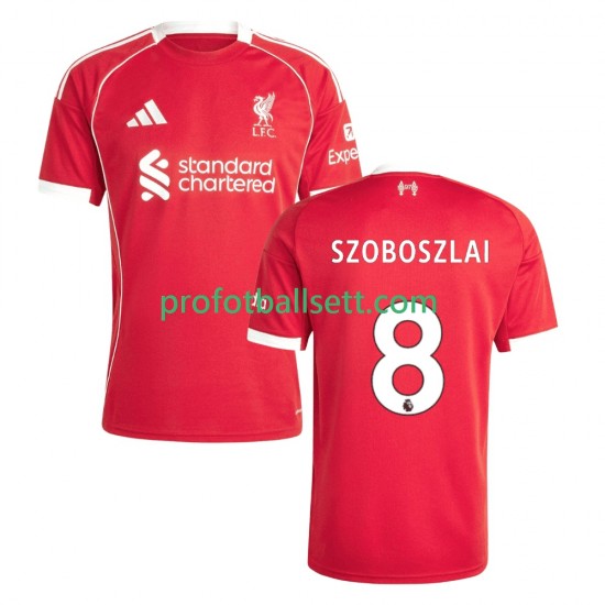 Fotballdrakt Liverpool Dominik Szoboszlai 8 Herre Hjemmekit 2025-2026 Kortermet