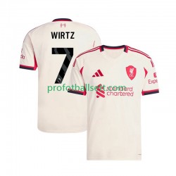 Fotballdrakt Liverpool Florian Wirtz 7 Herre Bortekit 2025-2026 Kortermet