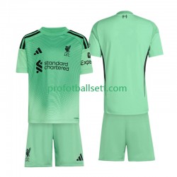 Fotballdrakt Liverpool Keeper Barn Bortekit 2025-2026 Kortermet