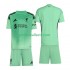 Fotballdrakt Liverpool Keeper Barn Bortekit 2025-2026 Kortermet