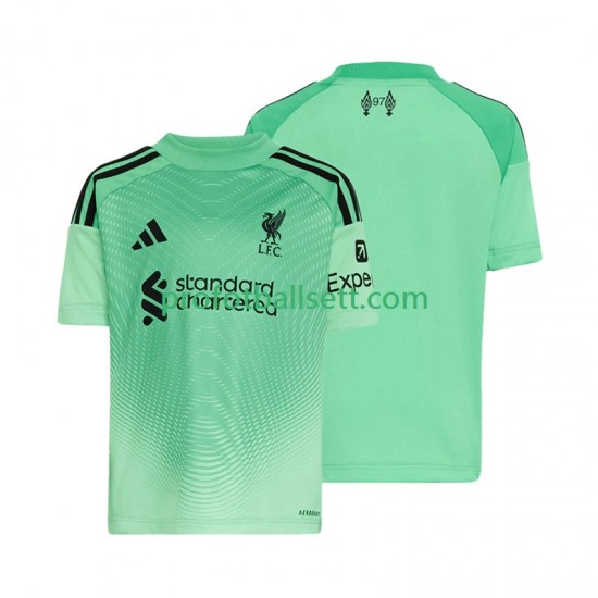 Fotballdrakt Liverpool Keeper Herre Hjemmekit 2025-2026 Kortermet