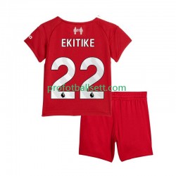 Fotballdrakt Liverpool Hugo Ekitike 22 Barn Hjemmekit 2025-2026 Kortermet