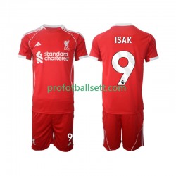Fotballdrakt Liverpool ISAK 9 Barn Hjemmekit 2025-2026 Kortermet