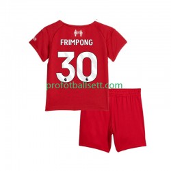 Fotballdrakt Liverpool Jeremie Frimpong 30 Barn Hjemmekit 2025-2026 Kortermet