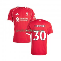 Fotballdrakt Liverpool Jeremie Frimpong 30 Herre Hjemmekit 2025-2026 Kortermet