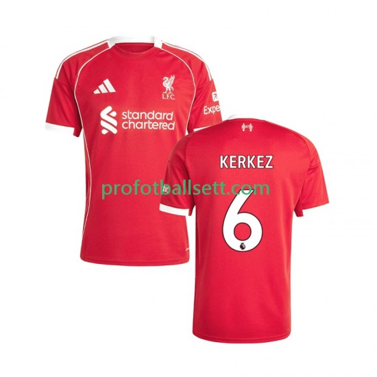Fotballdrakt Liverpool Milos Kerkez 6 Herre Hjemmekit 2025-2026 Kortermet