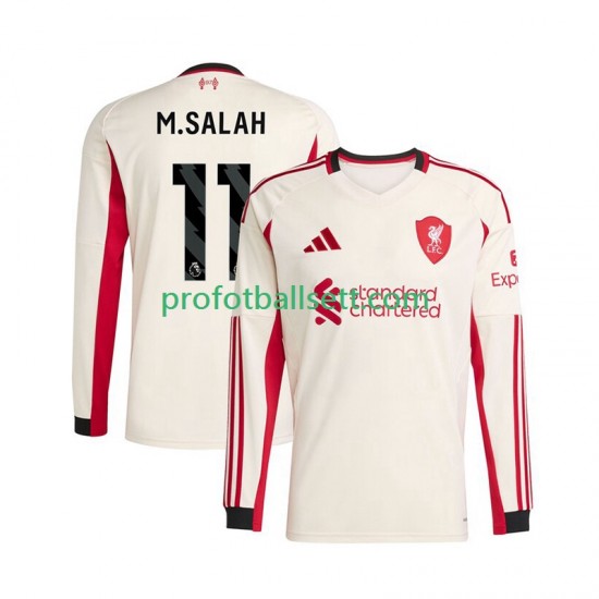 Fotballdrakt Liverpool Mohamed Salah 11 Herre Bortekit 2025-2026 Langermet