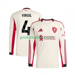Fotballdrakt Liverpool Virgil van Dijk 4 Herre Bortekit 2025-2026 Langermet