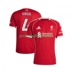 Fotballdrakt Liverpool Virgil van Dijk 4 Herre Hjemmekit 2025-2026 Kortermet