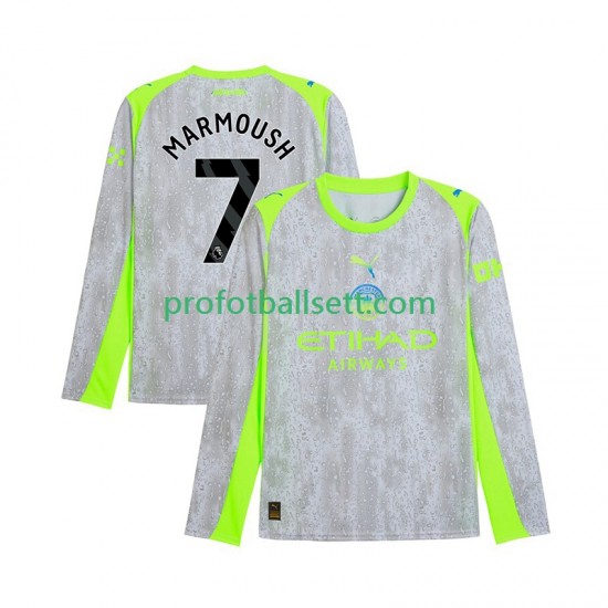 Fotballdrakt Manchester City Omar Marmoush 7 Herre Tredjekit 2025-2026 Langermet