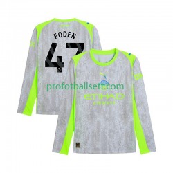 Fotballdrakt Manchester City Phil Foden 47 Herre Tredjekit 2025-2026 Langermet
