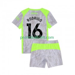 Fotballdrakt Manchester City Rodrigo Hernandez 16 Barn Tredjekit 2025-2026 Kortermet