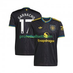 Fotballdrakt Manchester Utd Alejandro Garnacho 17 Herre Tredjekit 2025-2026 Kortermet