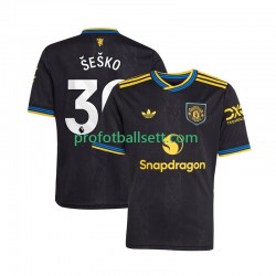 Fotballdrakt Manchester Utd Benjamin Sesko 30 Herre Tredjekit 2025-2026 Kortermet
