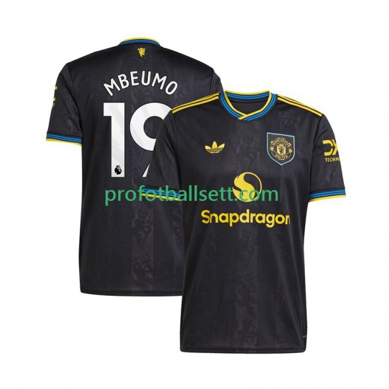 Fotballdrakt Manchester Utd Bryan Mbeumo 19 Herre Tredjekit 2025-2026 Kortermet
