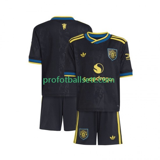 Fotballdrakt Manchester Utd Barn Tredjekit 2025-2026 Kortermet