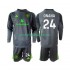 Fotballdrakt Manchester Utd Keeper Andre Onana 24 Barn Bortekit 2025-2026 Langermet