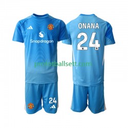 Fotballdrakt Manchester Utd Keeper Andre Onana 24 Barn Hjemmekit 2025-2026 Kortermet