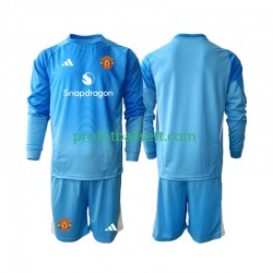 Fotballdrakt Manchester Utd Keeper Barn Hjemmekit 2025-2026 Langermet