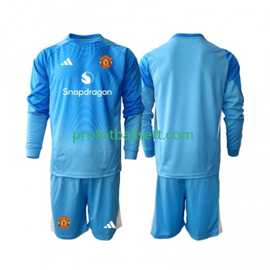 Fotballdrakt Manchester Utd Keeper Barn Hjemmekit 2025-2026 Langermet