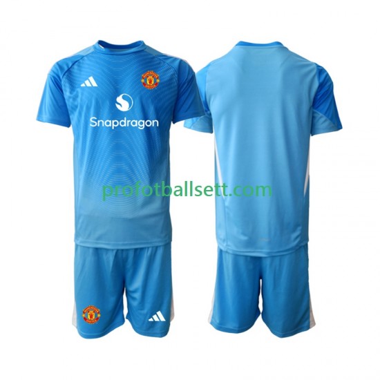 Fotballdrakt Manchester Utd Keeper Barn Hjemmekit 2025-2026 Kortermet