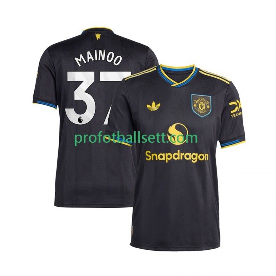 Fotballdrakt Manchester Utd Kobbie Mainoo 37 Herre Tredjekit 2025-2026 Kortermet