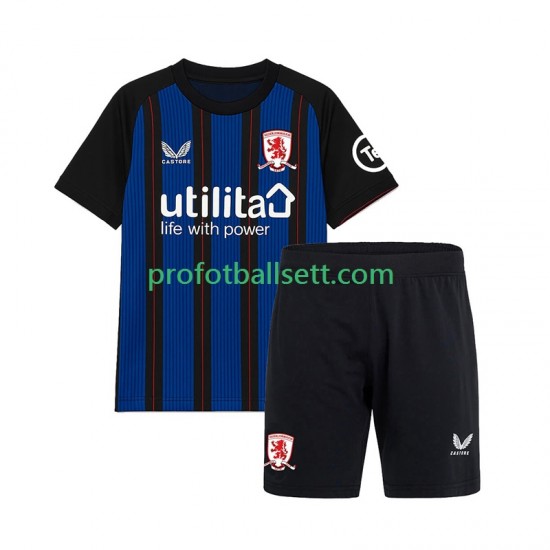 Fotballdrakt Middlesbrough Barn Bortekit 2025-2026 Kortermet