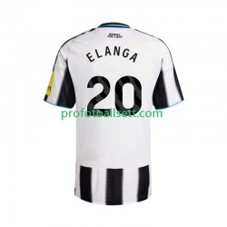 Fotballdrakt Newcastle United Elanga 20 Herre Hjemmekit 2025-2026 Kortermet
