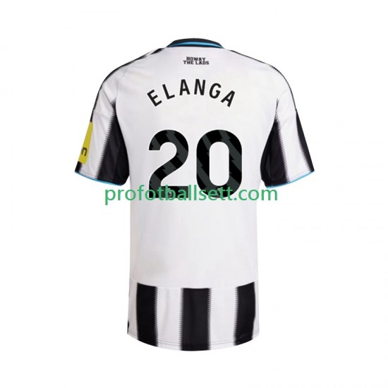 Fotballdrakt Newcastle United Elanga 20 Herre Hjemmekit 2025-2026 Kortermet