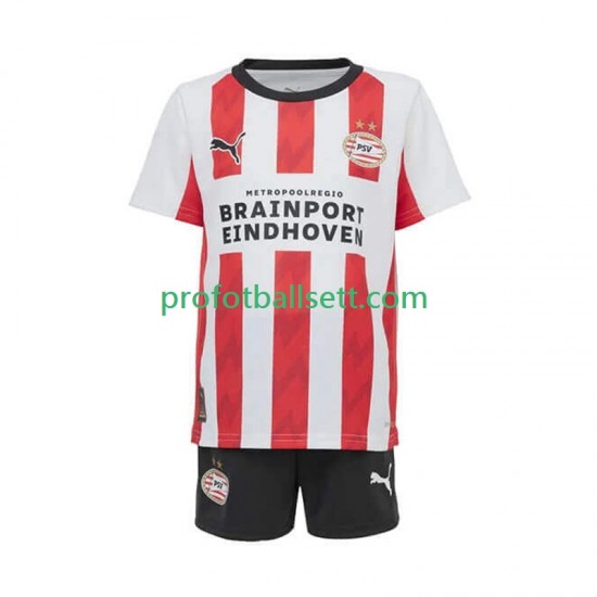 Fotballdrakt PSV Eindhoven Barn Hjemmekit 2025-2026 Kortermet