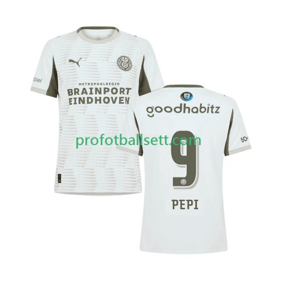 Fotballdrakt PSV Eindhoven Ricardo Pepi 9 Herre Tredjekit 2025-2026 Kortermet