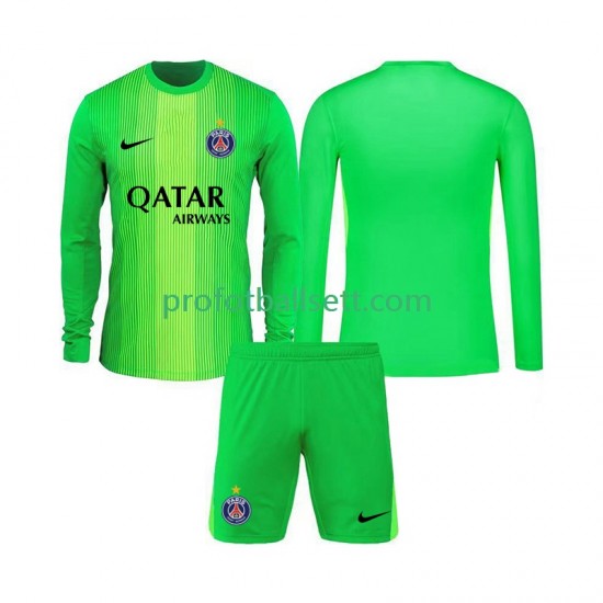 Fotballdrakt Paris Saint-Germain Keeper Barn Bortekit 2025-2026 Langermet