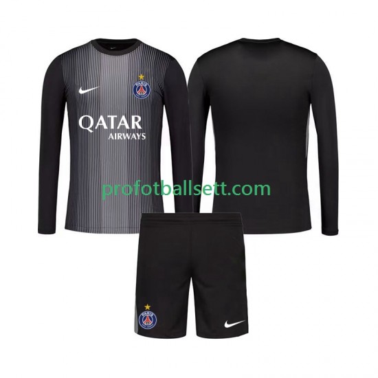 Fotballdrakt Paris Saint-Germain Keeper Barn Hjemmekit 2025-2026 Langermet