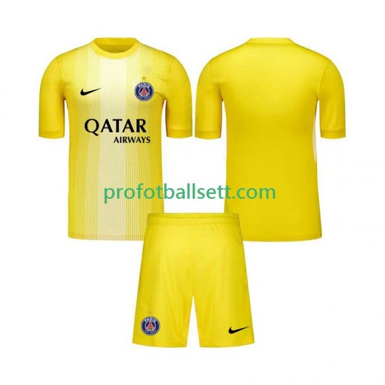 Fotballdrakt Paris Saint-Germain Keeper Barn Tredjekit 2025-2026 Kortermet
