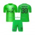 Fotballdrakt Paris Saint-Germain Keeper Lucas Chevalier 30 Barn Bortekit 2025-2026 Kortermet