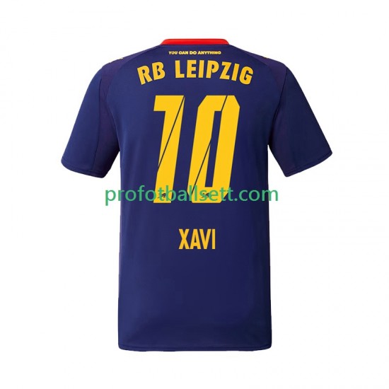 Fotballdrakt RB Leipzig Xavi Simons 10 Herre Bortekit 2025-2026 Kortermet