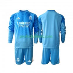 Fotballdrakt Real Madrid Keeper Barn Hjemmekit 2025-2026 Langermet