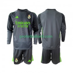Fotballdrakt Real Madrid Keeper Barn Tredjekit 2025-2026 Langermet