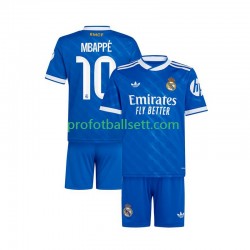 Fotballdrakt Real Madrid Kylian Mbappe 10 Barn Tredjekit 2025-2026 Kortermet