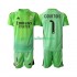 Fotballdrakt Real Madrid Thibaut Courtois 1 Barn Bortekit 2025-2026 Kortermet