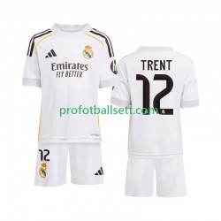 Fotballdrakt Real Madrid Trent Alexander-Arnold 12 Barn Hjemmekit 2025-2026 Kortermet