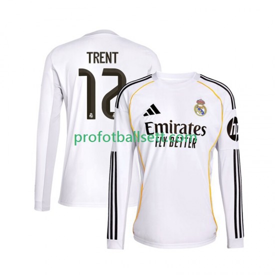 Fotballdrakt Real Madrid Trent Alexander-Arnold 12 Herre Hjemmekit 2025-2026 Langermet