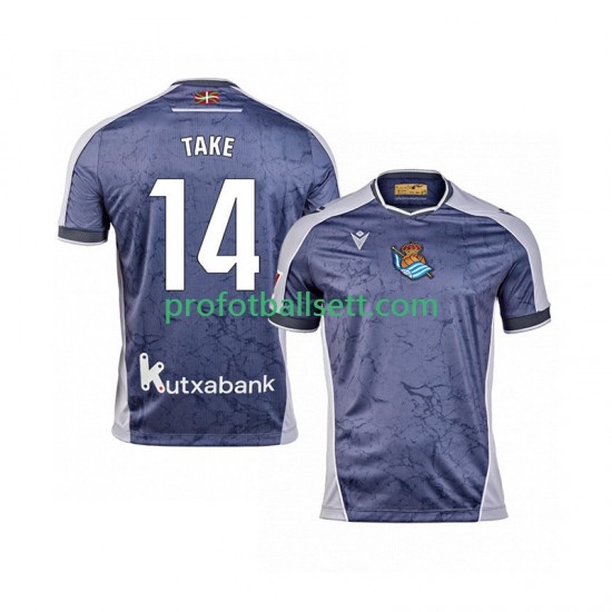 Fotballdrakt Real Sociedad USA Takef Kubo 14 Herre Bortekit 2025-2026 Kortermet