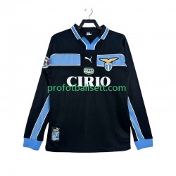 Retro Fotballdrakt SS Lazio 1998 Herre Bortekit 1999 Langermet