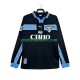 Retro Fotballdrakt SS Lazio 1998 Herre Bortekit 1999 Langermet