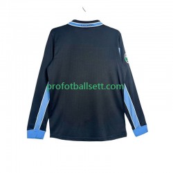 Retro Fotballdrakt SS Lazio 1998 Herre Bortekit 1999 Langermet